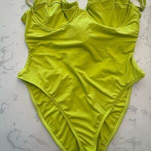 Dippin' Daisy's Neon Lime One-Piece Bodysuit